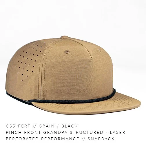 c55-PERF // Pinch Front - Gramps Perforated Performance // Custom